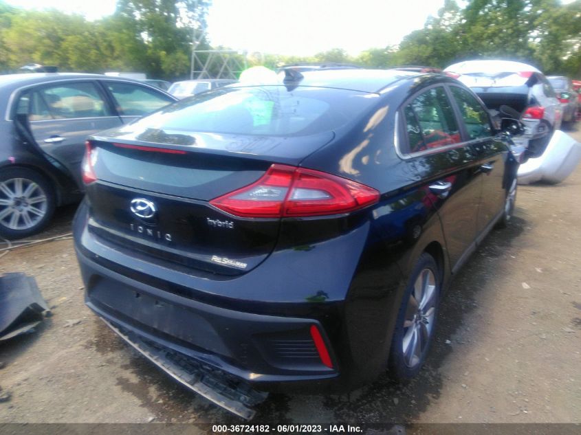 2017 HYUNDAI IONIQ HYBRID LIMITED - KMHC85LC4HU017683