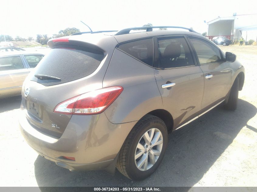 2013 NISSAN MURANO SL - JN8AZ1MU2DW201807