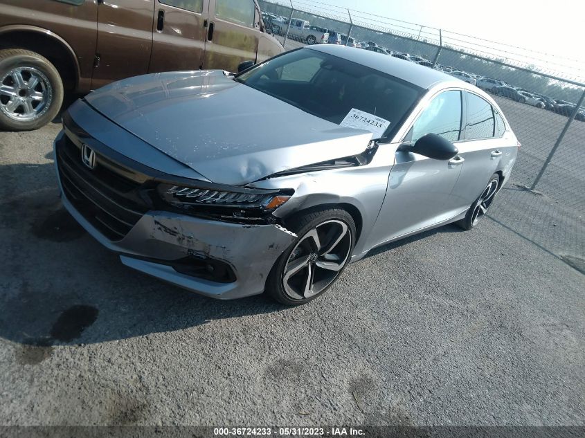 2021 HONDA ACCORD SEDAN SPORT SE - 1HGCV1F42MA117143