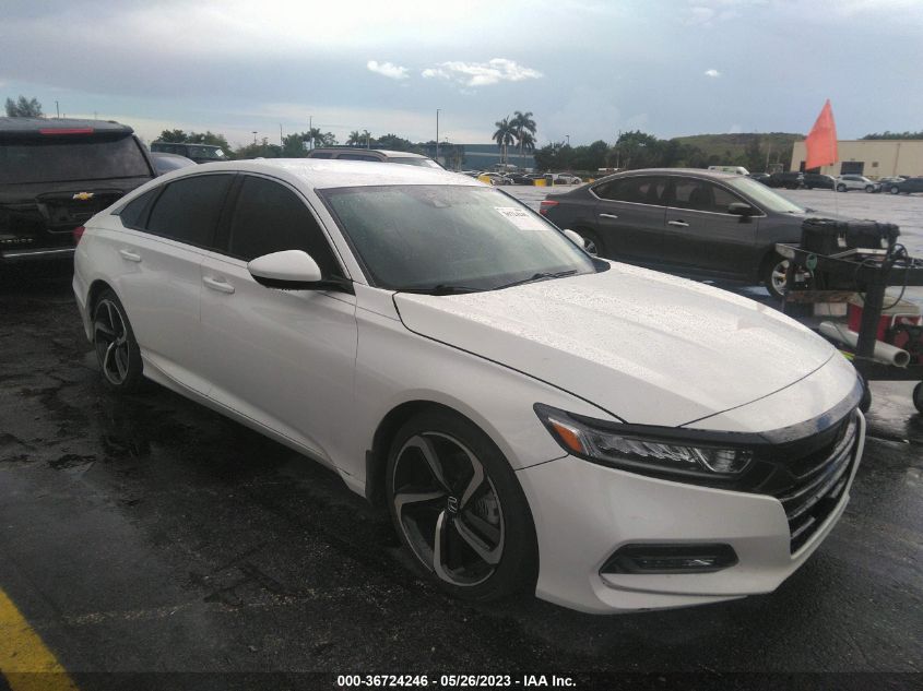 2020 HONDA ACCORD SEDAN SPORT - 1HGCV1F30LA139048
