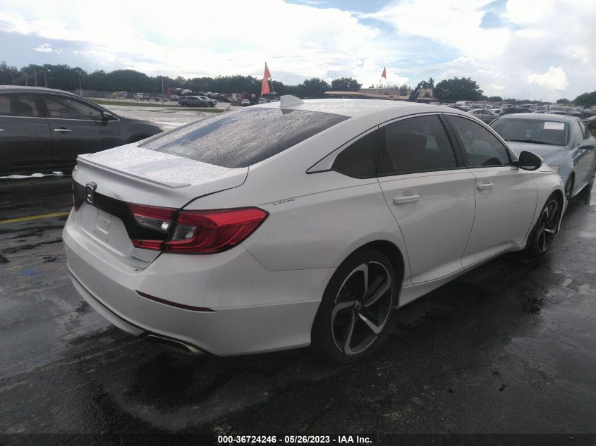 2020 HONDA ACCORD SEDAN SPORT - 1HGCV1F30LA139048
