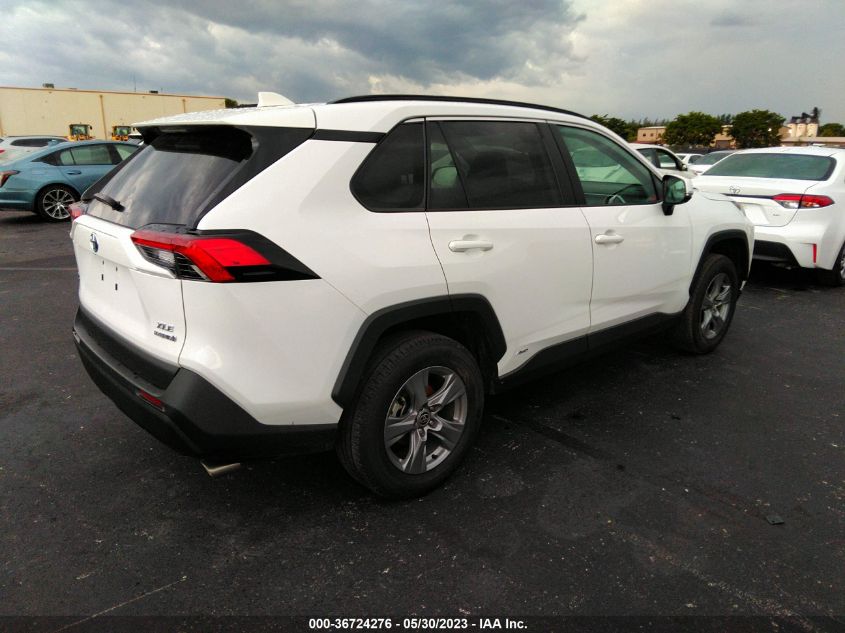 2022 TOYOTA RAV4 HYBRID XLE - 4T3RWRFV6NU051325