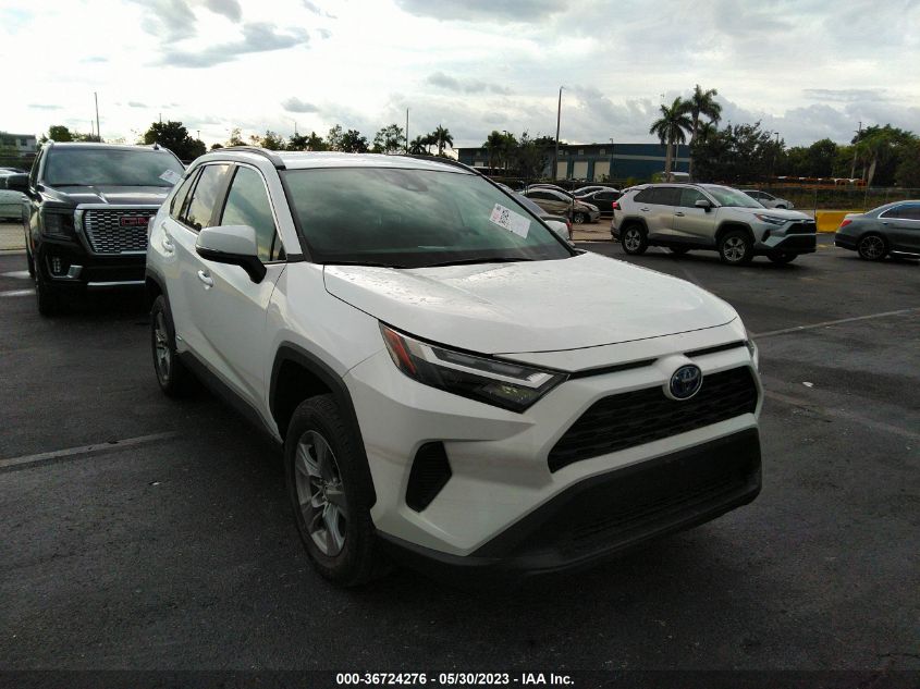 2022 TOYOTA RAV4 HYBRID XLE - 4T3RWRFV6NU051325
