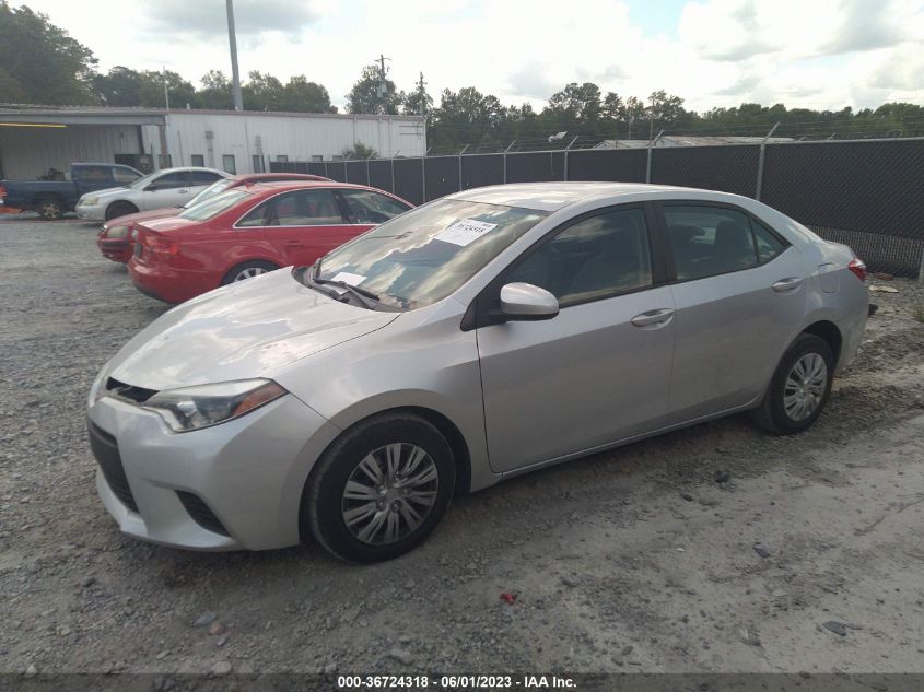 2016 TOYOTA COROLLA L/LE/S/S PLUS/LE PLUS - 2T1BURHE1GC649257