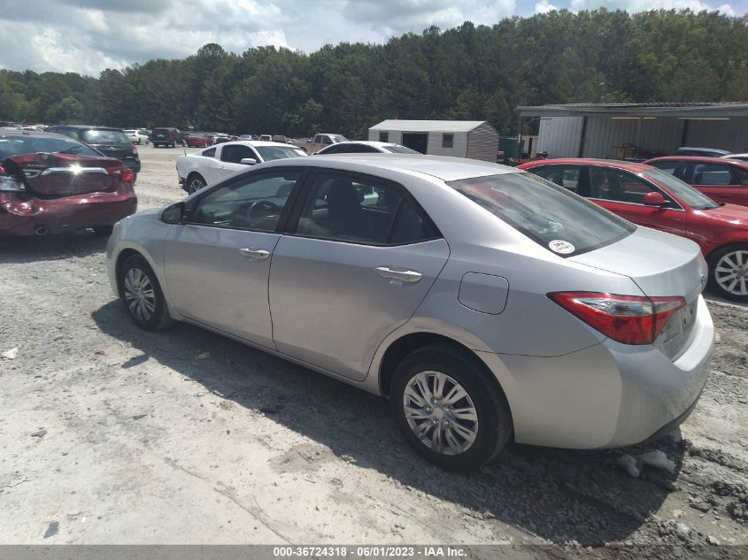 2016 TOYOTA COROLLA L/LE/S/S PLUS/LE PLUS - 2T1BURHE1GC649257