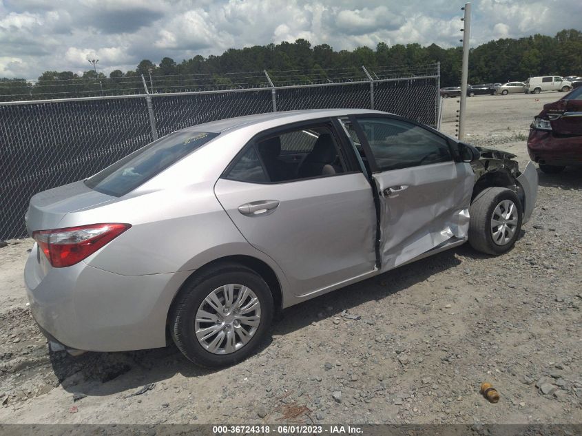 2016 TOYOTA COROLLA L/LE/S/S PLUS/LE PLUS - 2T1BURHE1GC649257