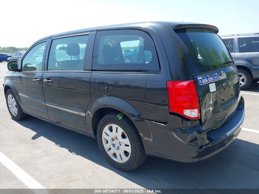 2015 DODGE GRAND CARAVAN AMERICAN VALUE PKG - 2C4RDGBG9FR605390