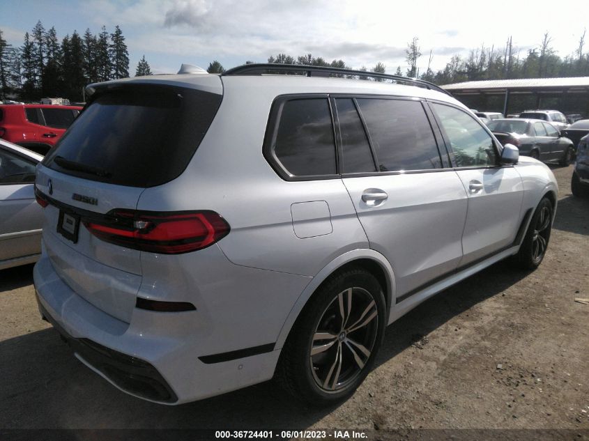 2021 BMW X7 M50I 5UXCX6C0XM9D89109