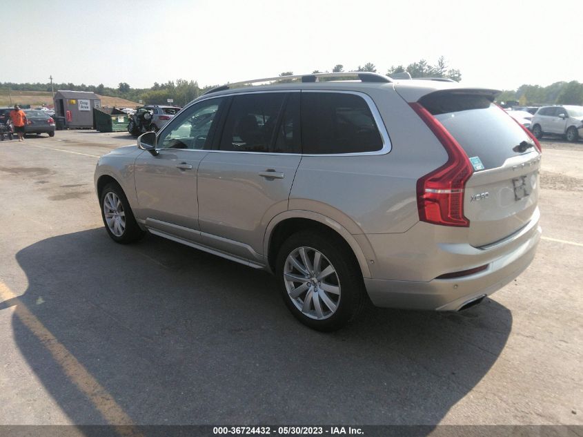 2016 VOLVO XC90 T6 MOMENTUM - YV4A22PK5G1038648