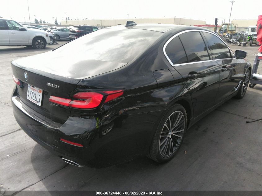 2022 BMW 5 SERIES 530I - WBA53BH05NWX38584