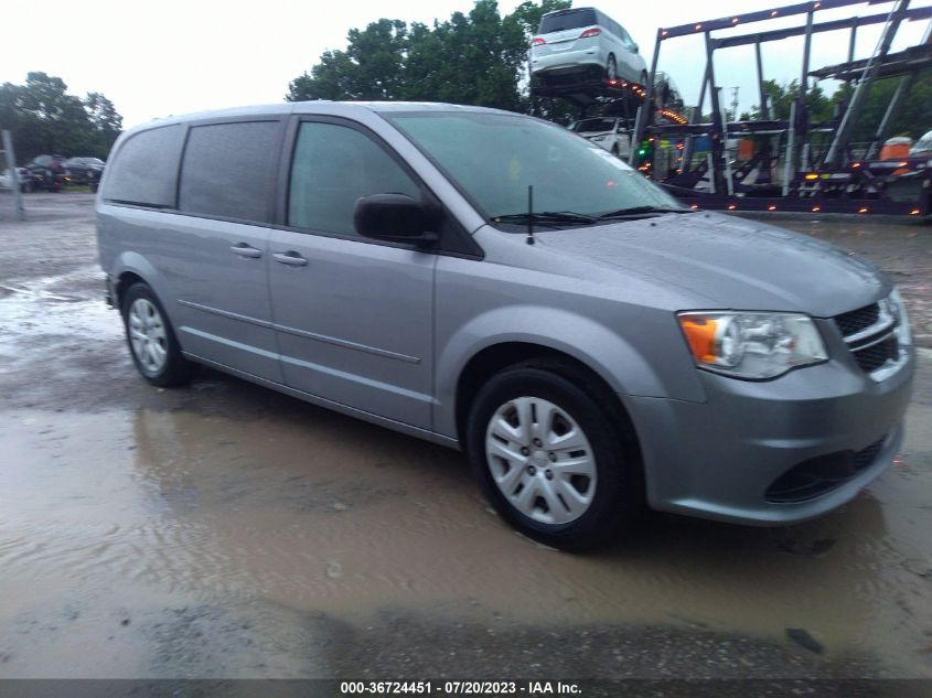 2015 DODGE GRAND CARAVAN SE - 2C4RDGBG2FR624833