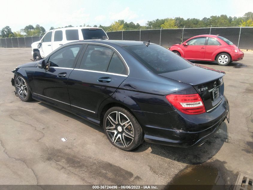 2013 MERCEDES-BENZ C-CLASS C 250 - WDDGF4HB8DA775498