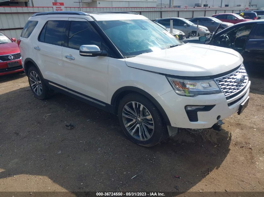 2018 FORD EXPLORER PLATINUM - 1FM5K8HT5JGA79683