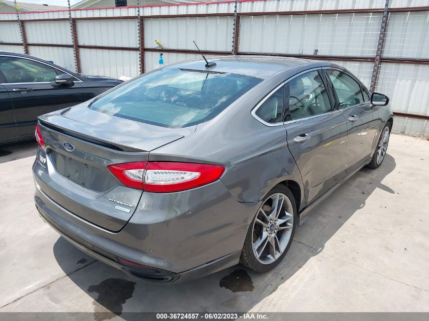 2014 FORD FUSION TITANIUM - 3FA6P0K91ER201792