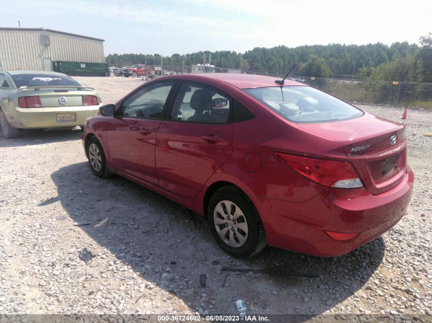 2016 HYUNDAI ACCENT SE - KMHCT4AE0GU103584