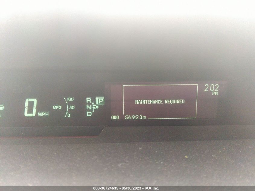 2015 TOYOTA PRIUS FOUR - JTDKN3DU9F1943807