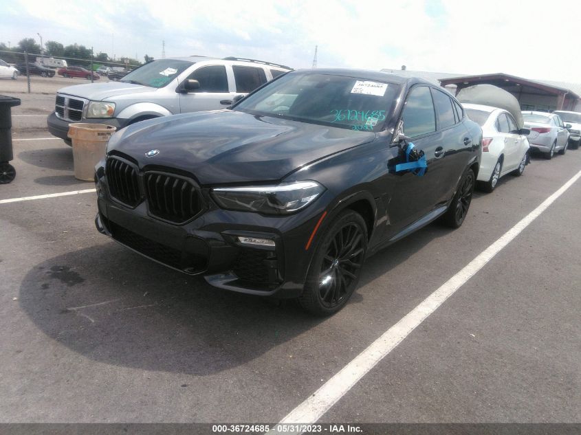 5UXCY8C05M9G93909 2021 BMW X6, photo no. 2