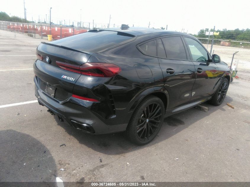 5UXCY8C05M9G93909 2021 BMW X6, photo no. 4