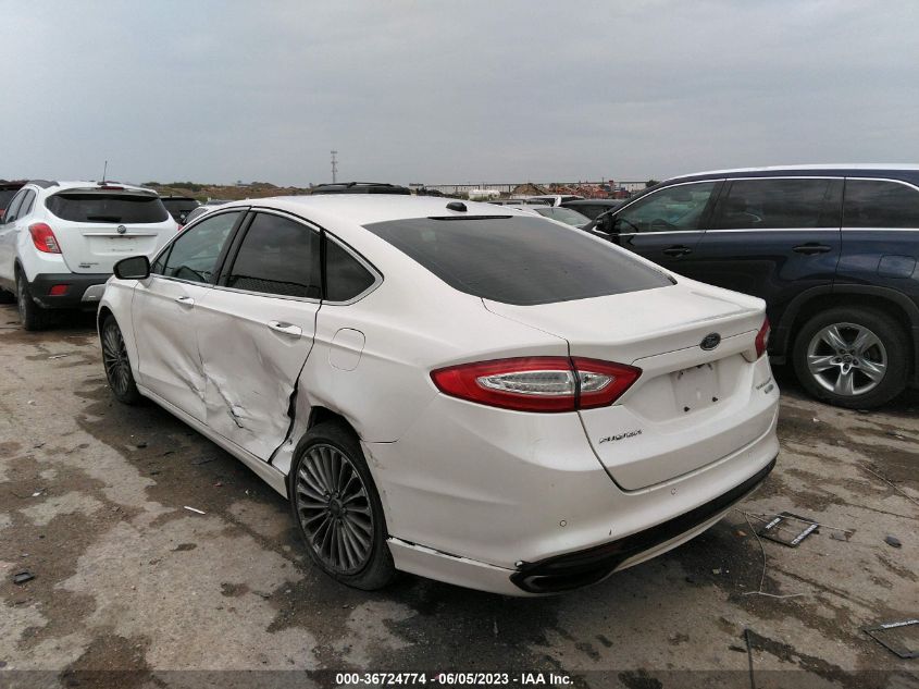 2013 FORD FUSION TITANIUM - 3FA6P0K93DR205499