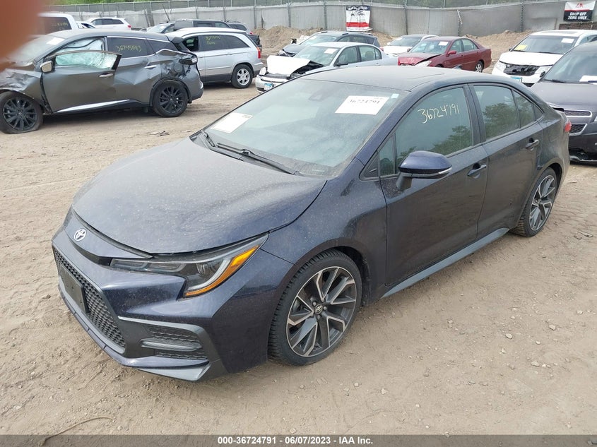 VIN 5YFP4RCE3LP013592 2020 TOYOTA COROLLA SE