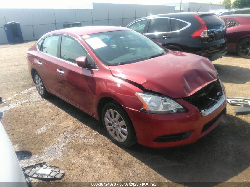 2015 NISSAN SENTRA SR/SL/S/SV/FE+ S - 3N1AB7AP3FL669154