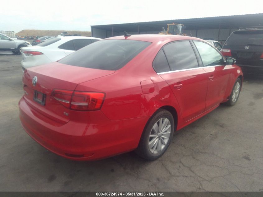 2015 VOLKSWAGEN JETTA SEDAN 1.8T SE W/CONNECTIVITY - 3VWD07AJ1FM407054