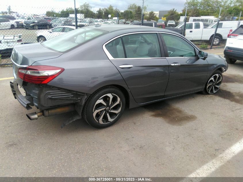 2016 HONDA ACCORD SEDAN EX - 1HGCR2F76GA128915