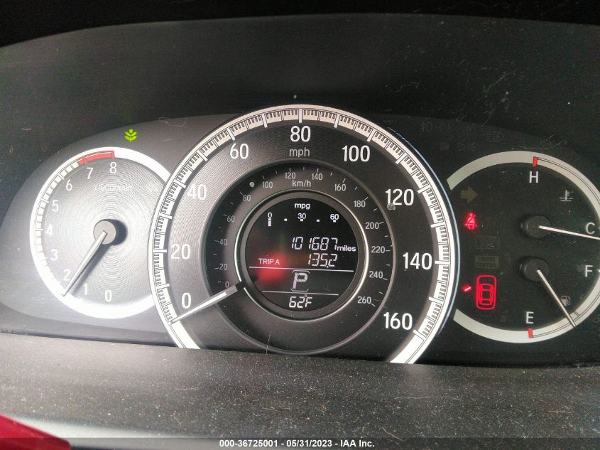 2016 HONDA ACCORD SEDAN EX - 1HGCR2F76GA128915