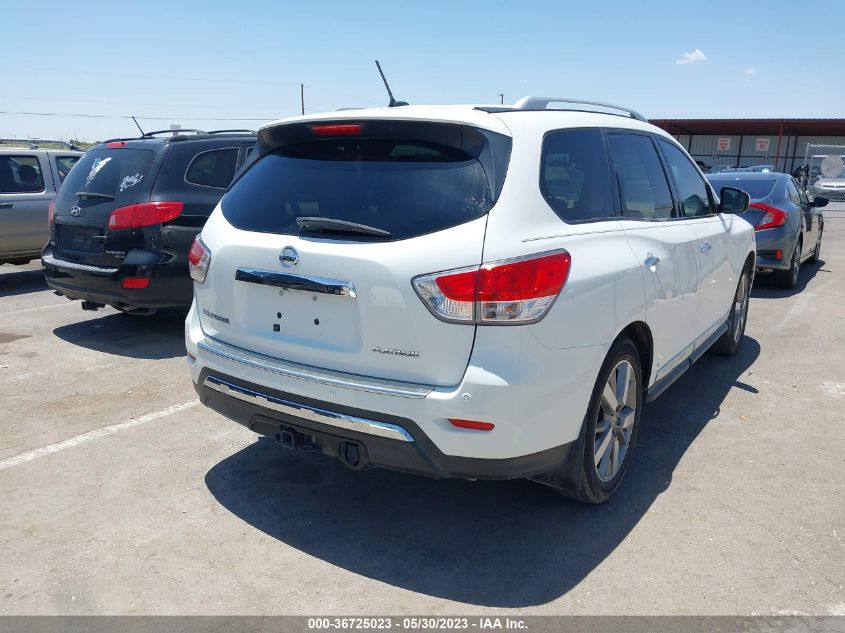 2014 NISSAN PATHFINDER PLATINUM - 5N1AR2MN1EC674297
