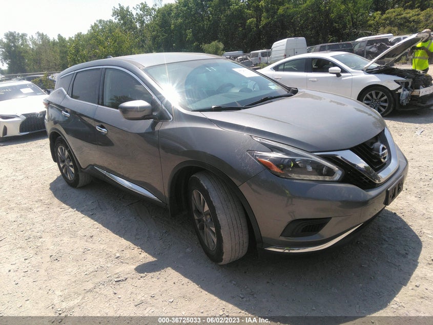 VIN 5N1AZ2MH0JN166010 2018 NISSAN MURANO S