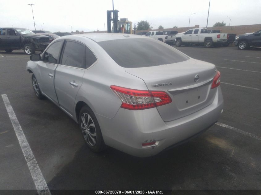 2015 NISSAN SENTRA SR/SL/S/SV/FE+ S - 3N1AB7AP7FL655127