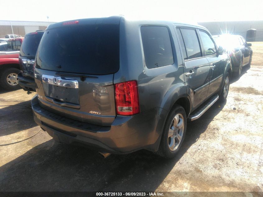 2013 HONDA PILOT EX - 5FNYF4H46DB059769