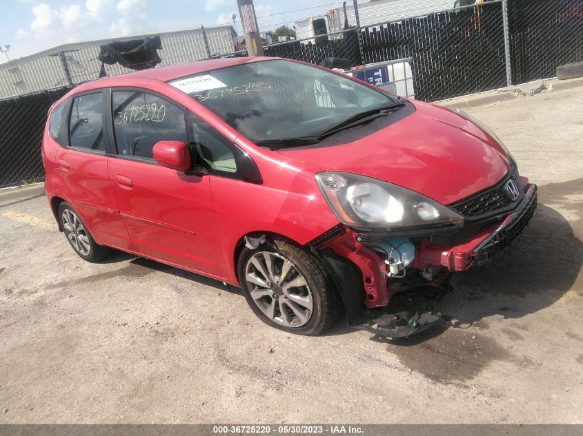 2013 HONDA FIT SPORT - JHMGE8H51DC054764