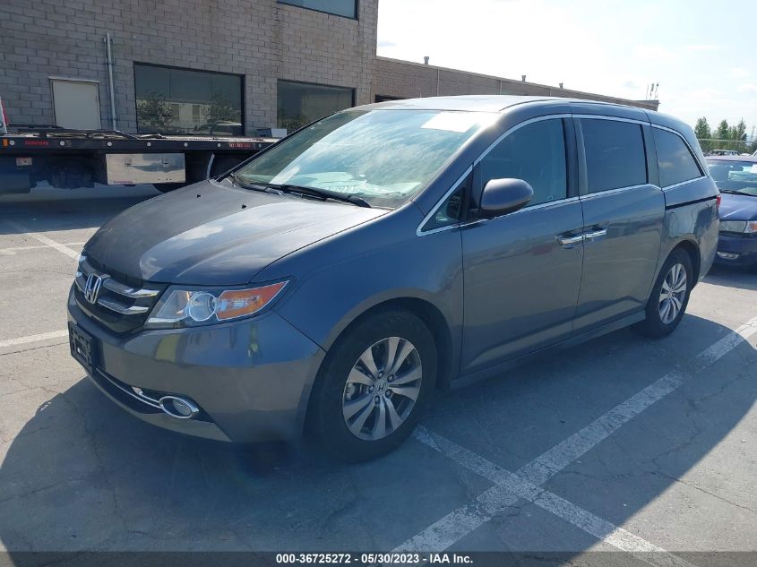 2017 HONDA ODYSSEY EX-L - 5FNRL5H60HB015146
