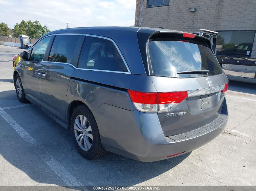 2017 HONDA ODYSSEY EX-L - 5FNRL5H60HB015146