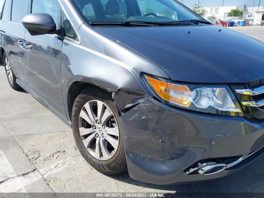 2017 HONDA ODYSSEY EX-L - 5FNRL5H60HB015146