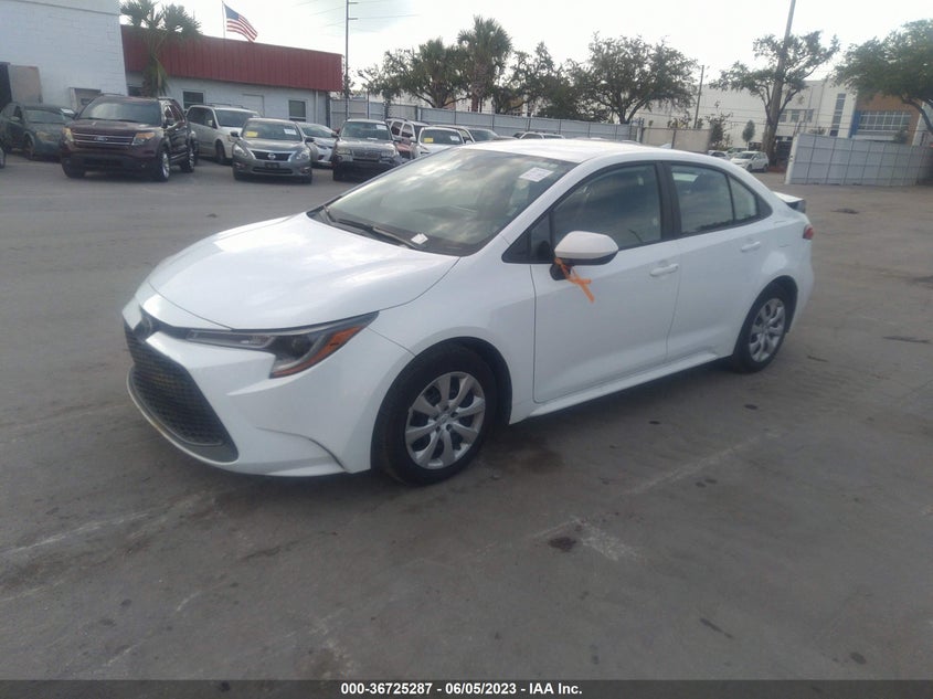 VIN 5YFEPMAE1NP372995 2022 TOYOTA COROLLA LE