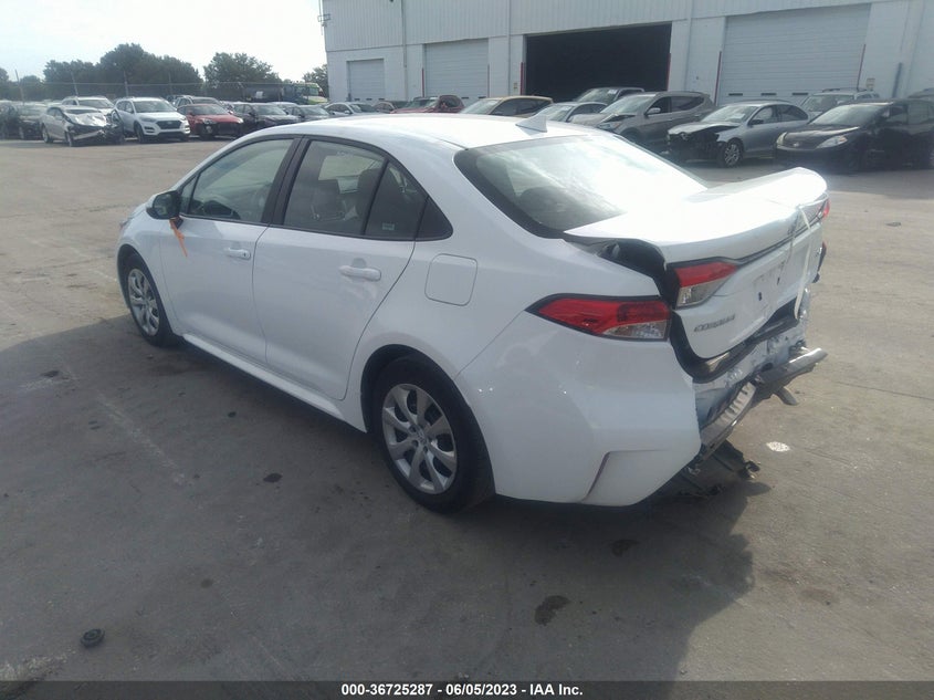 VIN 5YFEPMAE1NP372995 2022 TOYOTA COROLLA LE
