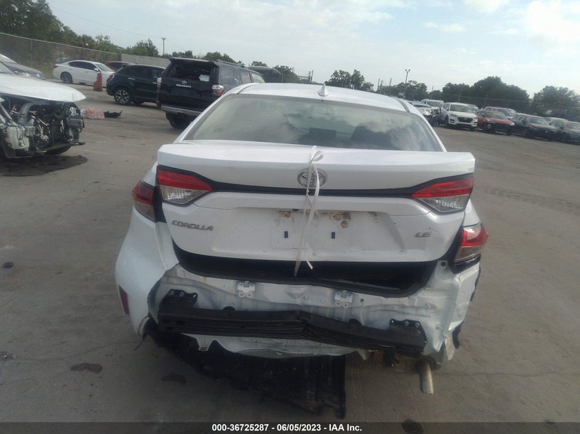 VIN 5YFEPMAE1NP372995 2022 TOYOTA COROLLA LE