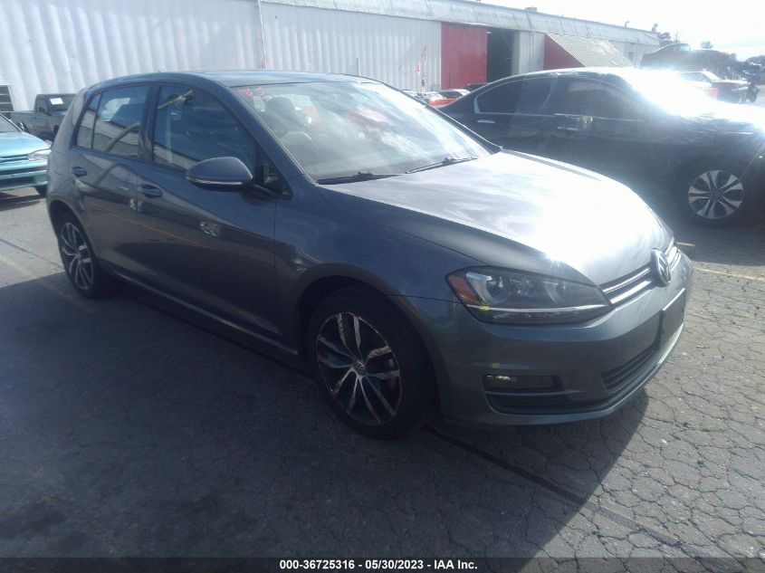 2016 VOLKSWAGEN GOLF TSI SE - 3VW217AU4GM042143