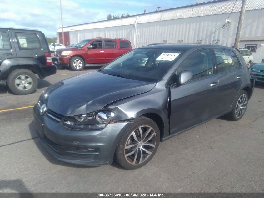 2016 VOLKSWAGEN GOLF TSI SE - 3VW217AU4GM042143