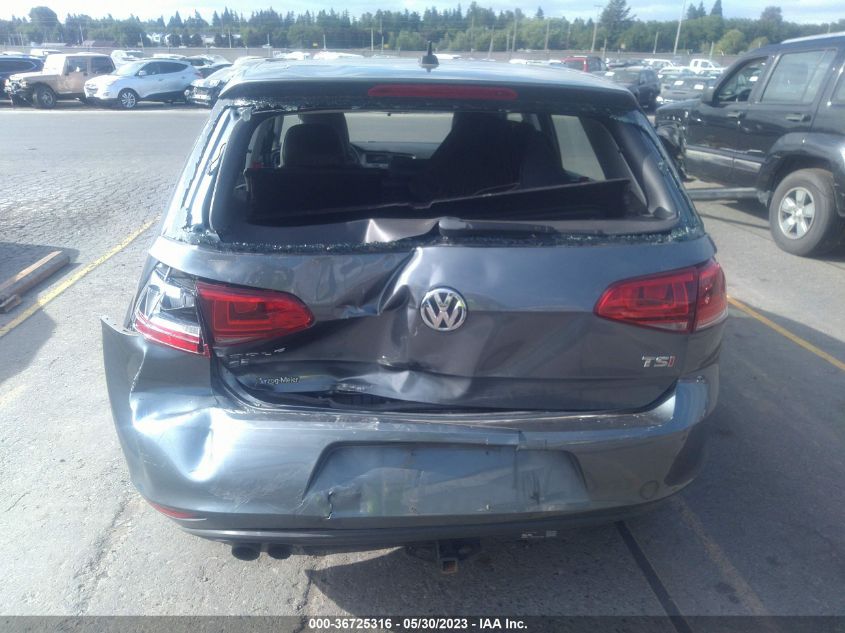 2016 VOLKSWAGEN GOLF TSI SE - 3VW217AU4GM042143