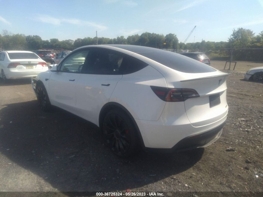 2022 TESLA MODEL Y PERFORMANCE - 7SAYGDEF4NF531250