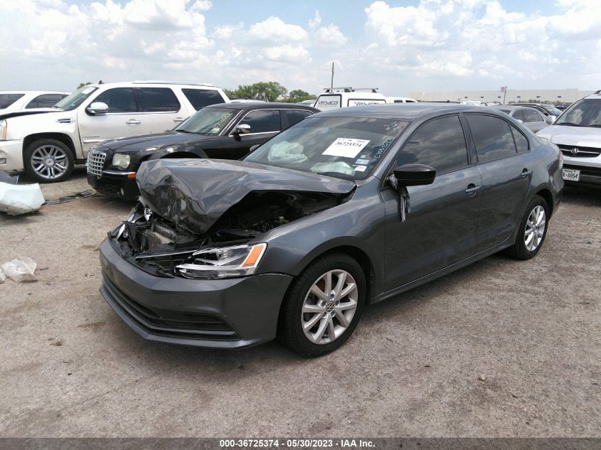 2015 VOLKSWAGEN JETTA SEDAN 1.8T SE - 3VWD07AJ7FM256270