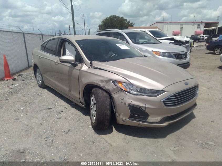 2019 FORD FUSION S - 3FA6P0G78KR280834