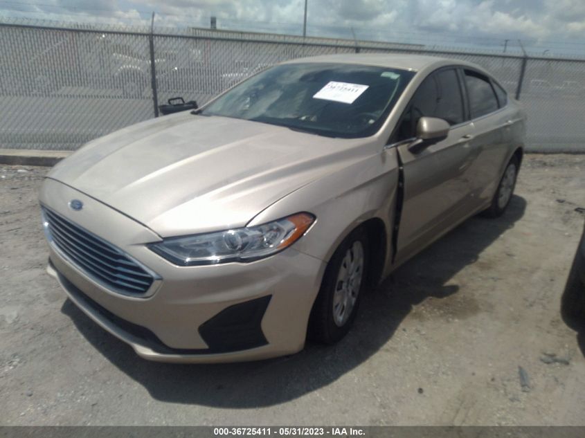 2019 FORD FUSION S - 3FA6P0G78KR280834