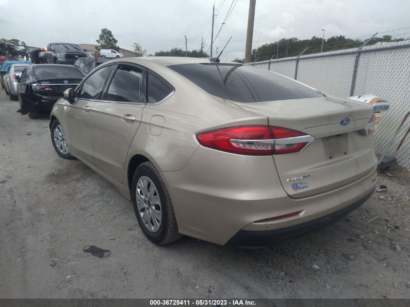 2019 FORD FUSION S - 3FA6P0G78KR280834