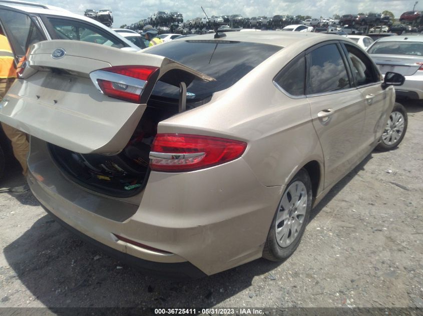 2019 FORD FUSION S - 3FA6P0G78KR280834