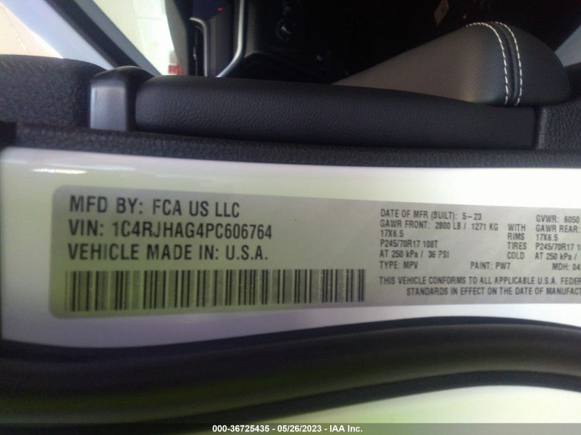 2023 JEEP GRAND CHEROKEE LAREDO - 1C4RJHAG4PC606764
