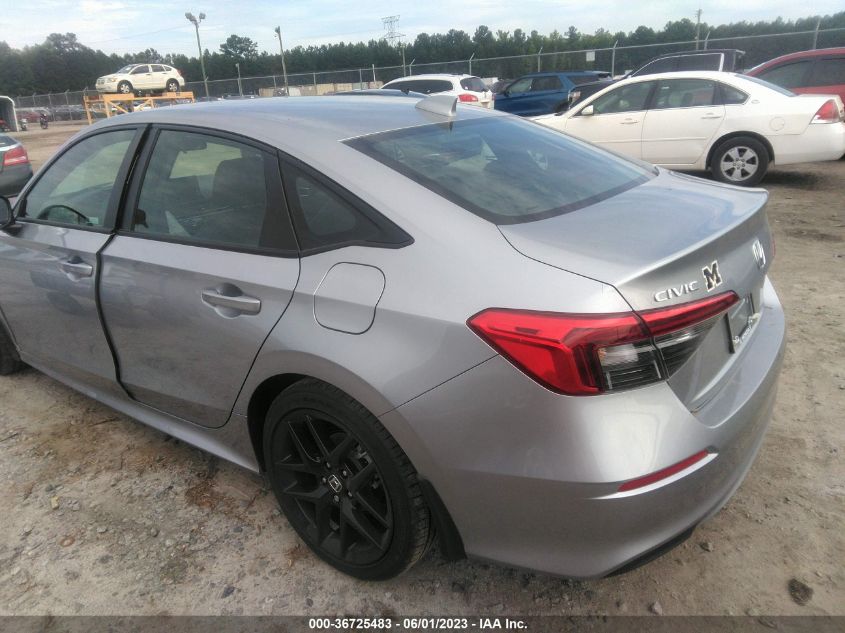 2023 HONDA CIVIC SEDAN SPORT - 2HGFE2F55PH532829
